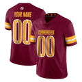 Kooe Custom W.Commanders Burgundy Limited Vapor Home Game Any Name & Numbers Stitched Jerseys