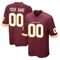 Kooe Custom W.Commanders Burgundy Team Color Home Game Any Name & Numbers Stitched Jerseys