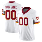 Kooe Custom W.Commanders White Limited Vapor F.U.S.E. Home Game Any Name & Numbers Stitched Jerseys