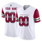 Kooe Custom W.Commanders White Vapor F.U.S.E. Limited Home Game Any Name & Numbers Stitched Jerseys
