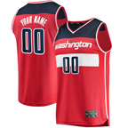Kooe Custom W.Wizards Red Fast Break Replica Jerseys - Icon Edition