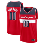 Kooe Custom W.Wizards Red Fastbreak Jerseys - Icon Edition