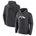 Kooe D.Broncos Ash One Color Pullover Hoodie Limited Blank Player Stitched Jerseys