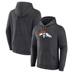Kooe D.Broncos Ash One Color Pullover Hoodie Limited Blank Player Stitched Jerseys