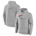 Kooe D.Broncos Gray Pullover Hoodie Limited Blank Player Stitched Jerseys
