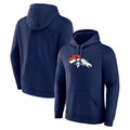 Kooe D.Broncos Navy Pullover Hoodie Limited Blank Player Stitched Jerseys
