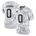 Kooe D.Broncos #0 Jonathon Cooper Player Arctic Camo Salute To Service Limited Stitched Jerseys