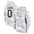 Kooe D.Broncos #0 Jonathon Cooper Player Arctic Camo Salute to Service Hoodies Limited Game Stitched Jerseys