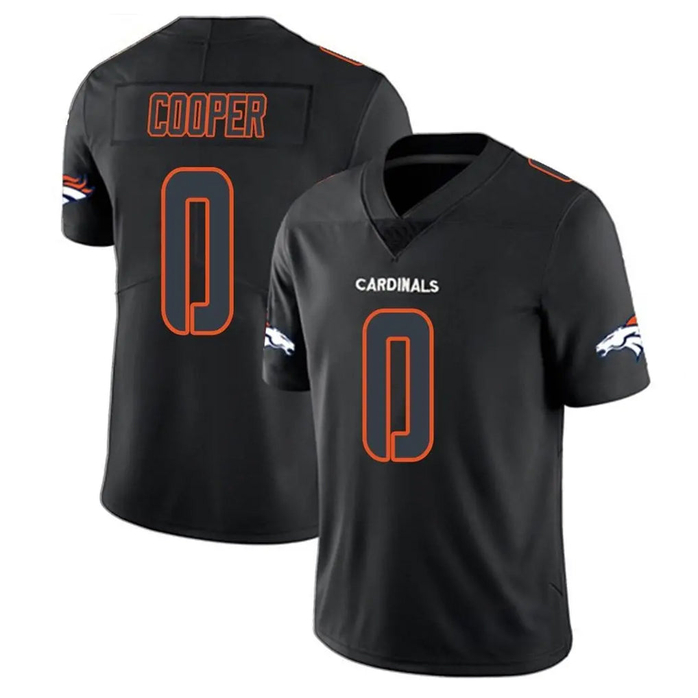 Kooe D.Broncos #0 Jonathon Cooper Player Black Impact Limited Game Stitched Jerseys