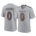 Kooe D.Broncos #0 Jonathon Cooper Player Gray Atmosphere Fashion Limited Game Stitched Jerseys