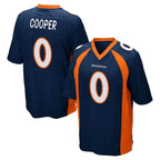 Kooe D.Broncos #0 Jonathon Cooper Player Navy Game Stitched Jerseys