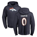 Kooe D.Broncos #0 Jonathon Cooper Player Navy Pullover Hoodie Limited Stitched Jerseys