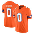 Kooe D.Broncos #0 Jonathon Cooper Player Orange Limited Alternate Vapor F.U.S.E. Throwback Game Stitched Jerseys