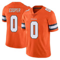 Kooe D.Broncos #0 Jonathon Cooper Player Orange Vapor Untouchable Limited Home Game Stitched Jerseys