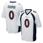 Kooe D.Broncos #0 Jonathon Cooper Player White Game Stitched Jerseys
