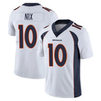 Kooe D.Broncos #10 Bo Nix Player White Vapor Untouchable Limited Home Game Stitched Jerseys