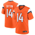 Kooe D.Broncos #14 Courtland Sutton Orange Game Jersey American Stitched  Jerseys