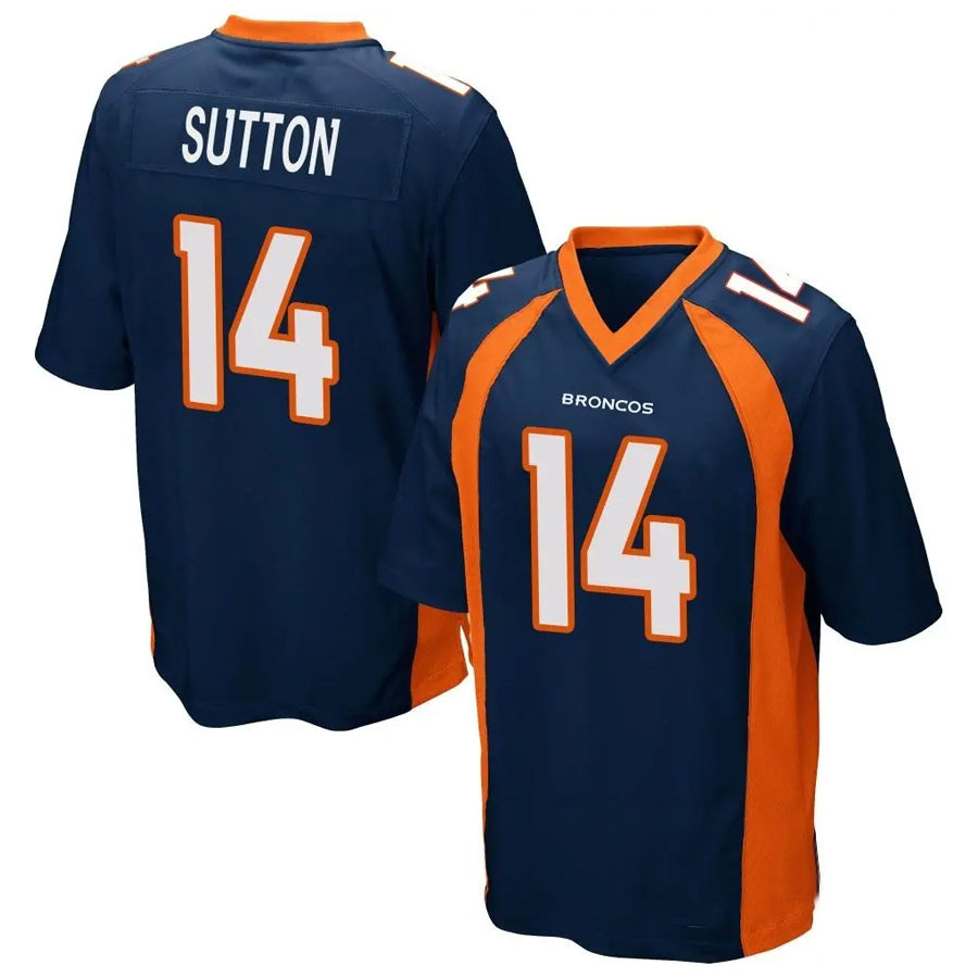 Kooe D.Broncos #14 Courtland Sutton Player Navy Game Stitched Jerseys
