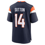 Kooe D.Broncos #14 Courtland Sutton Player Navy Home Game Stitched Jerseys