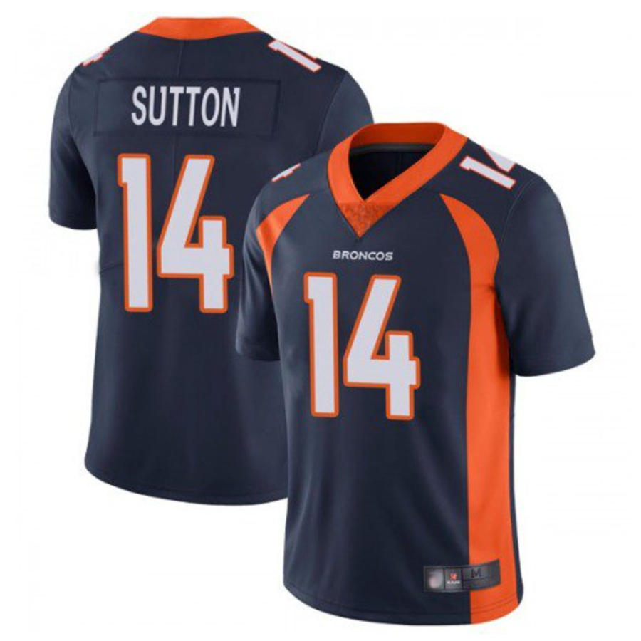 Kooe D.Broncos #14 Courtland Sutton Player Navy Limited Stitched Jerseys