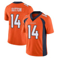 Kooe D.Broncos #14 Courtland Sutton Player Orange Color Vapor Untouchable Limited Game Stitched Jerseys
