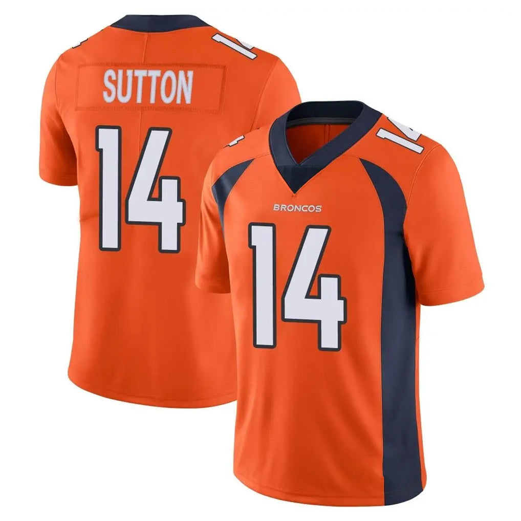 Kooe D.Broncos #14 Courtland Sutton Player Orange Color Vapor Untouchable Limited Game Stitched Jerseys