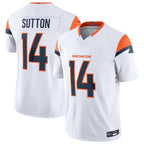 Kooe D.Broncos #14 Courtland Sutton Player White Vapor F.U.S.E. Limited Stitched Jerseys