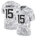 Kooe D.Broncos #15 Nik Bonitto Player Arctic Camo Salute to Service Limited Stitched Jerseys