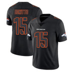 Kooe D.Broncos #15 Nik Bonitto Player Black Impact Limited Game Stitched Jerseys