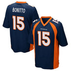 Kooe D.Broncos #15 Nik Bonitto Player Navy Game Stitched Jerseys