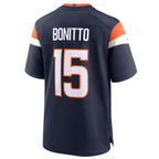 Kooe D.Broncos #15 Nik Bonitto Player Navy Home Game Stitched Jerseys