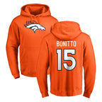 Kooe D.Broncos #15 Nik Bonitto Player Orange Pullover Hoodie Limited Stitched Jerseys