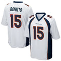 Kooe D.Broncos #15 Nik Bonitto Player White Game Stitched Jerseys