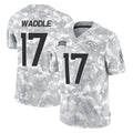 Kooe D.Broncos #17 Jaylen Waddle Player Arctic Camo Salute To Service Limited Stitched Jerseys