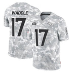 Kooe D.Broncos #17 Jaylen Waddle Player Arctic Camo Salute To Service Limited Stitched Jerseys