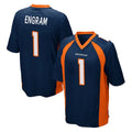 Kooe D.Broncos #1 Evan Engram Player Navy Game Stitched Jerseys