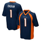 Kooe D.Broncos #1 Evan Engram Player Navy Game Stitched Jerseys