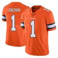 Kooe D.Broncos #1 Evan Engram Player Orange Vapor Untouchable Limited Home Game Stitched Jerseys