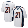 Kooe D.Broncos #21 Riley Moss Player White Game Stitched Jerseys