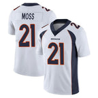 Kooe D.Broncos #21 Riley Moss Player White Vapor Untouchable Limited Home Game Stitched Jerseys