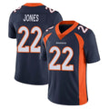 Kooe D.Broncos #22 Brandon Jones Player Navy Vapor Untouchable Limited Game Stitched Jerseys