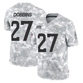 Kooe D.Broncos #27 J.K. Dobbins Player Arctic Camo Salute To Service Limited Stitched Jerseys