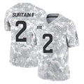 Kooe D.Broncos #2 Pat Surtain II Player Arctic Camo Salute To Service Limited Stitched Jerseys