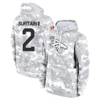 Kooe D.Broncos #2 Pat Surtain II Player Arctic Camo Salute to Service Hoodies Limited Game Stitched Jerseys