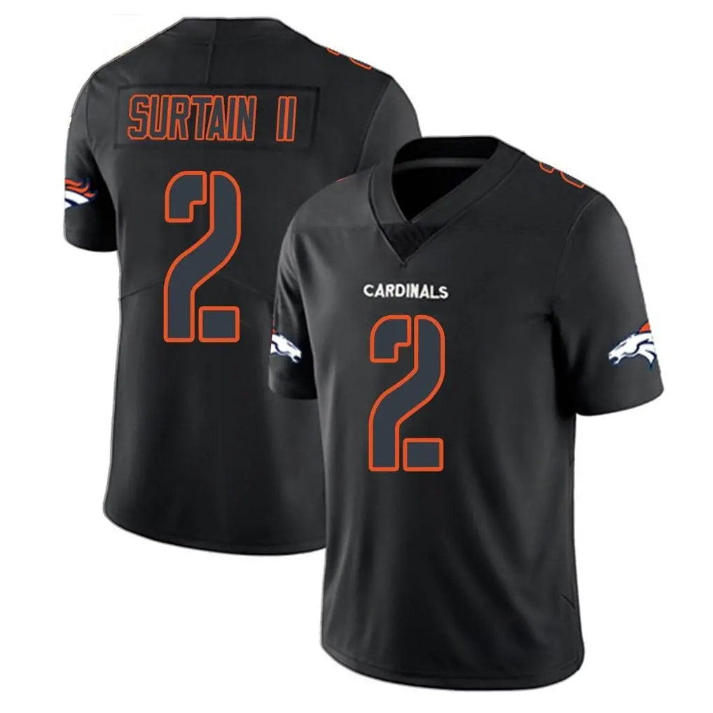 Kooe D.Broncos #2 Pat Surtain II Player Black Impact Limited Game Stitched Jerseys