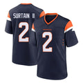 Kooe D.Broncos #2 Pat Surtain II Player Navy Home Game Stitched Jerseys
