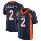 Kooe D.Broncos #2 Pat Surtain II Player Navy Vapor Untouchable Limited Game Stitched Jerseys