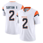 Kooe D.Broncos #2 Pat Surtain II Player White Limited Vapor F.U.S.E. Home Game Stitched Jerseys