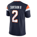 Kooe D.Broncos #2 Patrick Surtain II Player Navy Vapor F.U.S.E. Limited  Stitched Jerseys