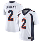 Kooe D.Broncos #2 Patrick Surtain II Player White Vapor Untouchable Limited Stitched Jerseys